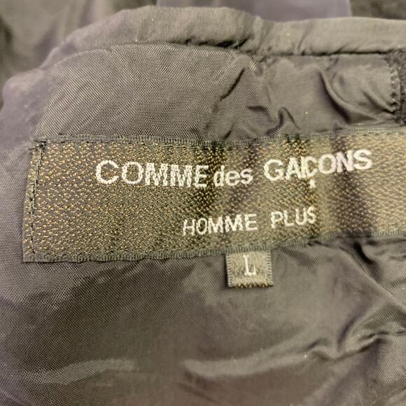 COMME des GARCONS 2022 Size L Black Wool Blend Jacket - Picture 6 of 8